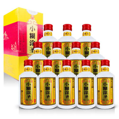 48度小糊涂圣酒2002年老酒150ml12瓶整箱价格一般是多少-48度小糊涂圣酒2002年老酒150ml12瓶整箱价钱贵不贵