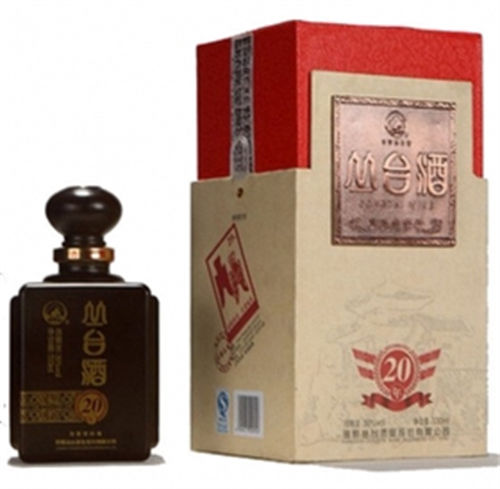 39度丛台20年份浓香型白酒